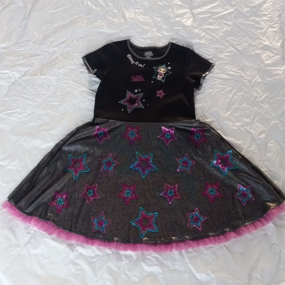 L.O.L Surprise Girls Exclusive "Bling It On" Dress Sz 10/12